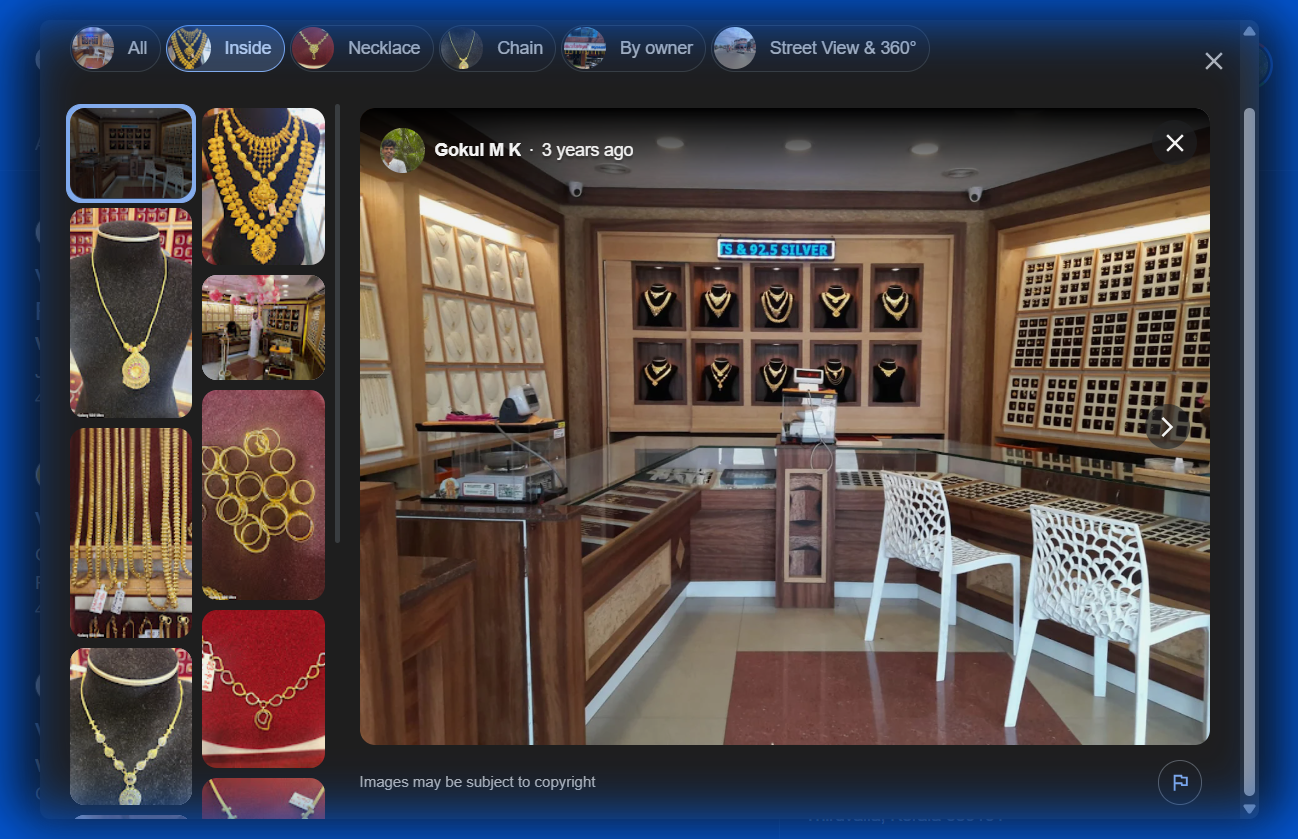 Vysakh Jewellery Interior